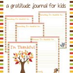 Free Printable "i'm Thankful" Gratitude Journal For Kids