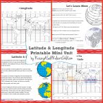 Free Printable Mini Unit Latitude And Longitude For Kids