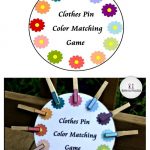 Free Printable Preschool Pattern To Create A Flower Clothes
