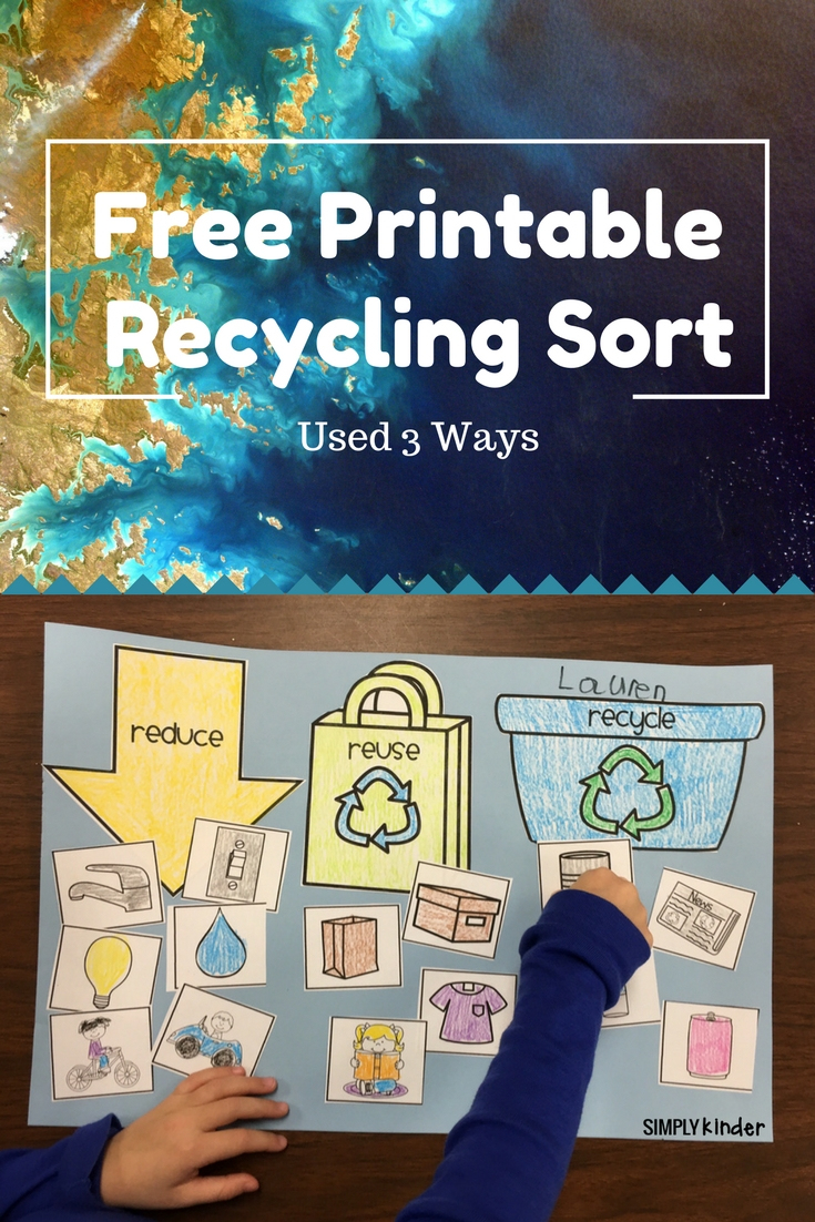 Free Recycling Sort - Simply Kinder