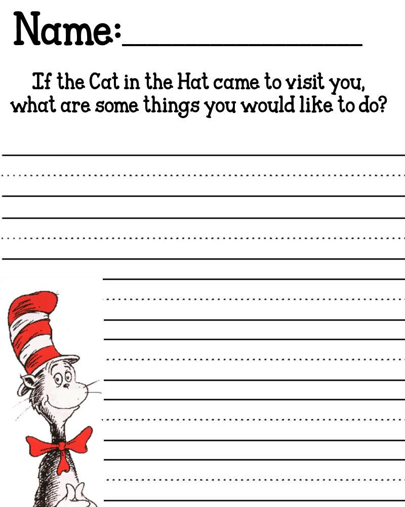 Free The Cat In The Hat Printables | Mysunwillshine | Dr