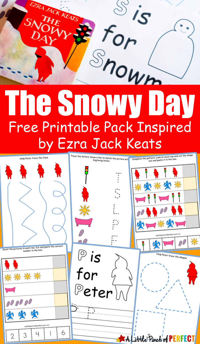 Free The Snowy Day Printable Pack (25 Pages!) | The Snowy