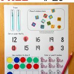 Free Worksheets For Numbers 11 20   The Measured Mom