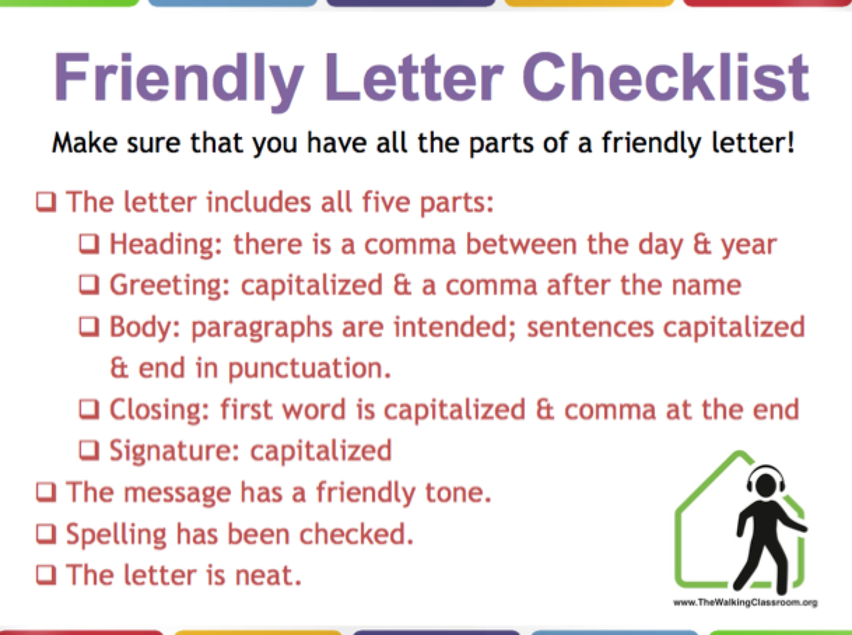 Friendly Letter Lesson Plan – Help Your Students Learn The