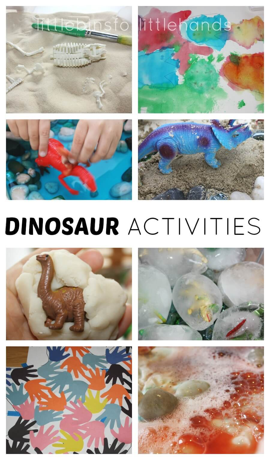Fun Dinosaur Activities For Preschoolers | Little Bins For