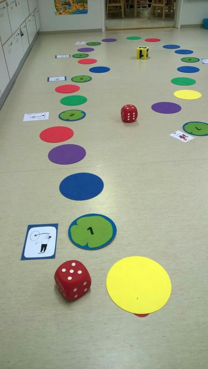 Fun Gross Motor Board Game Idea For Preschool And Early