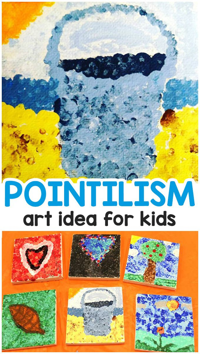 Georges Seurat Pointillism Art Lesson For Kids - Kunst Voor