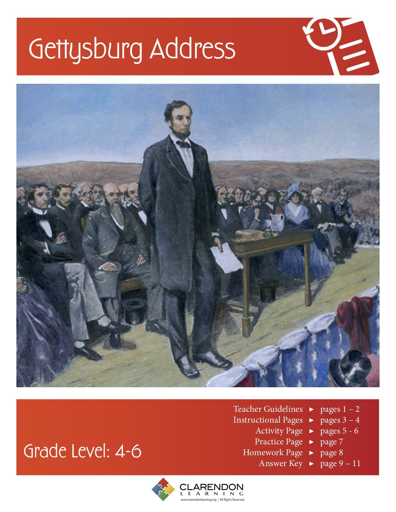 Gettysburg Address Lesson Plan | Clarendon Learning