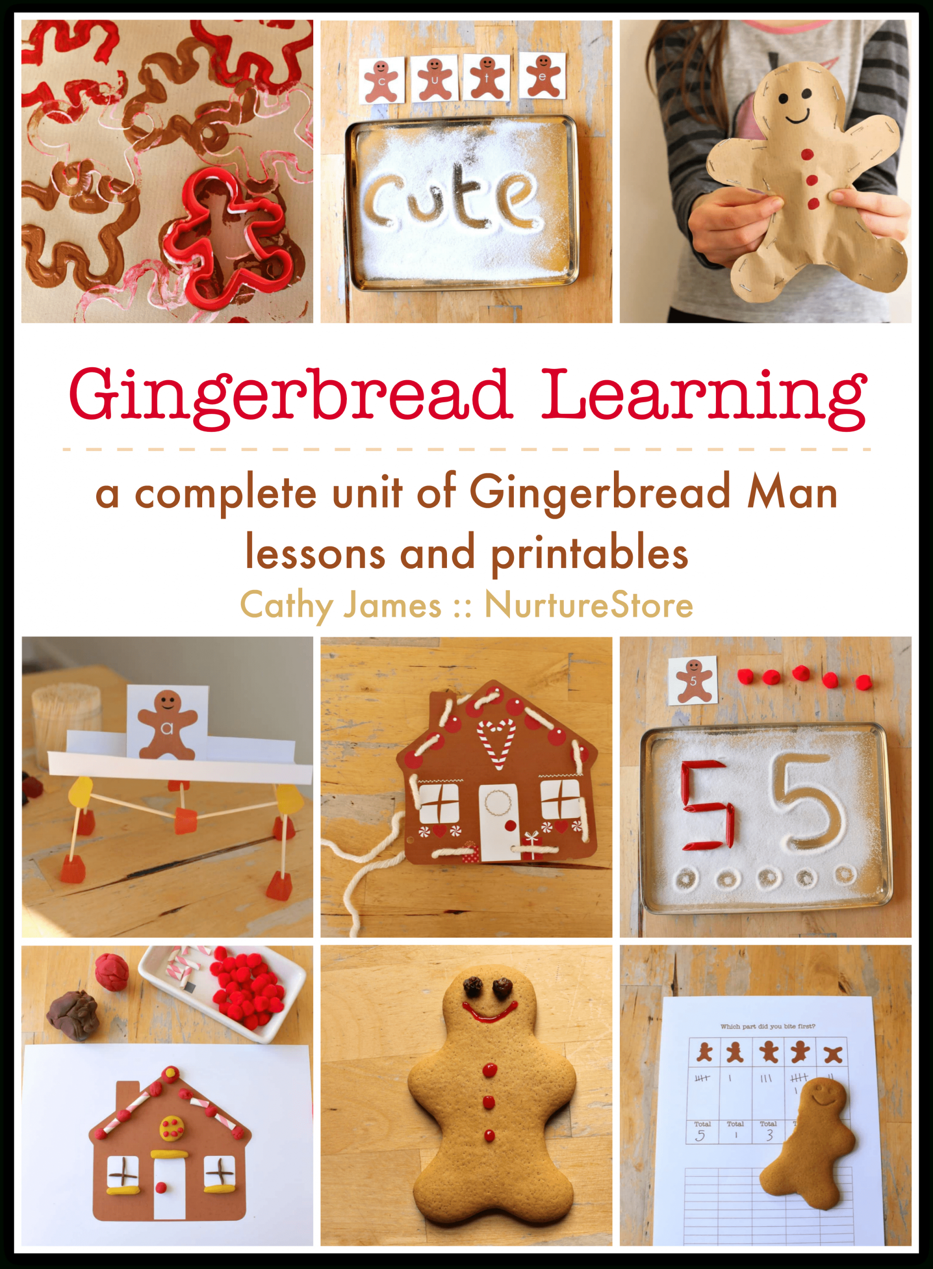 Gingerbread Man Activities And Printable Lesson Plans