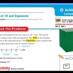 Go Math 5Th Grade Lesson 1.4 Powers Of 10 And Exponents