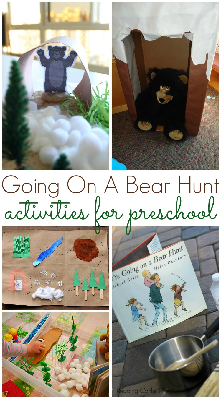 Going On A Bear Hunt Activities For Preschool - Pre-K Pages