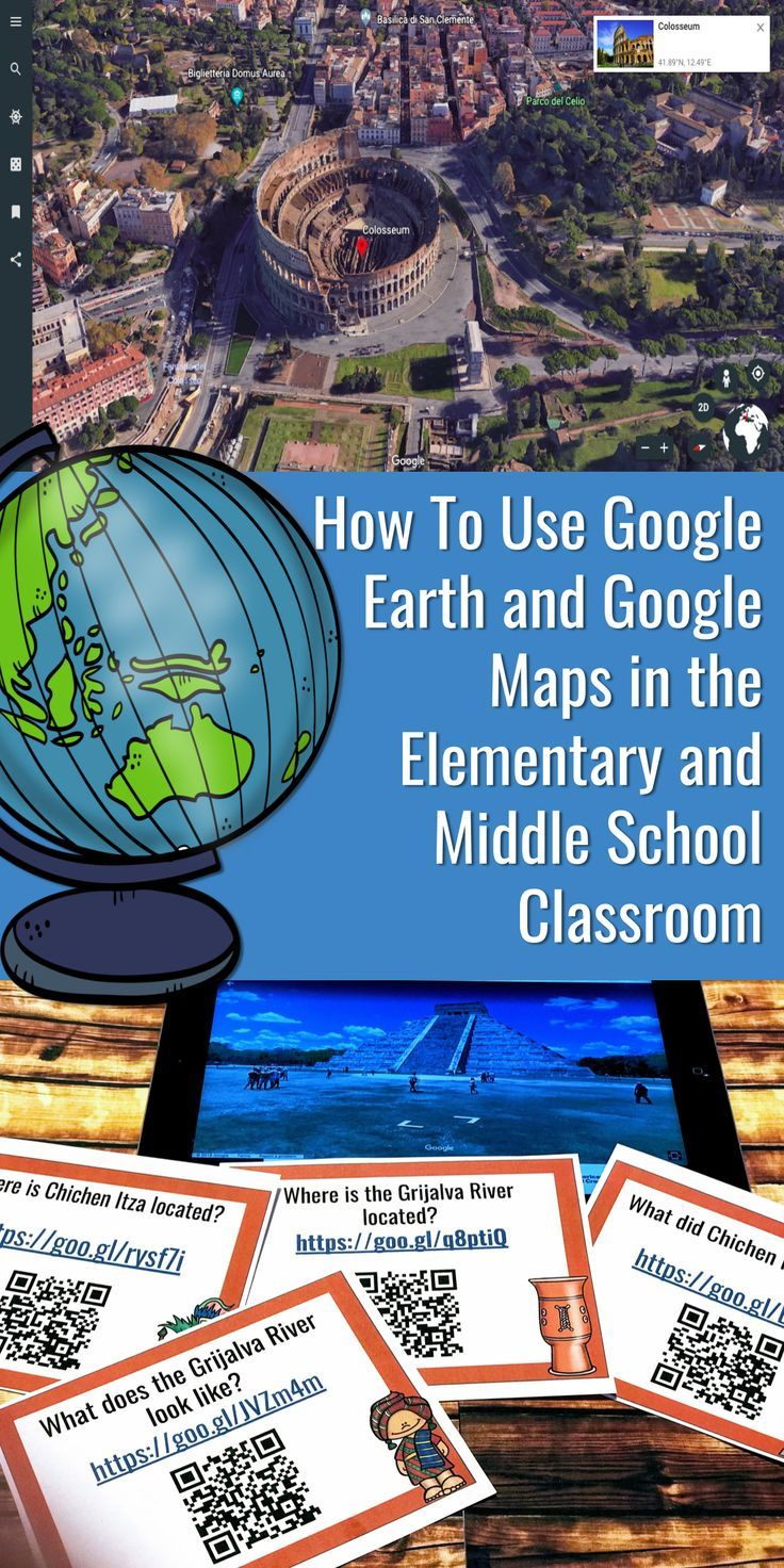 Google Earth And Google Maps In The Classroom | Middle