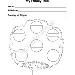 Grade 2 Social Studies   Family Tree Activity Sheet | Family