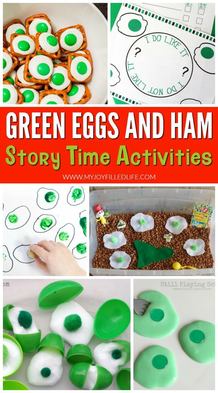 Green Eggs And Ham - Story Time Activities | Green Eggs And