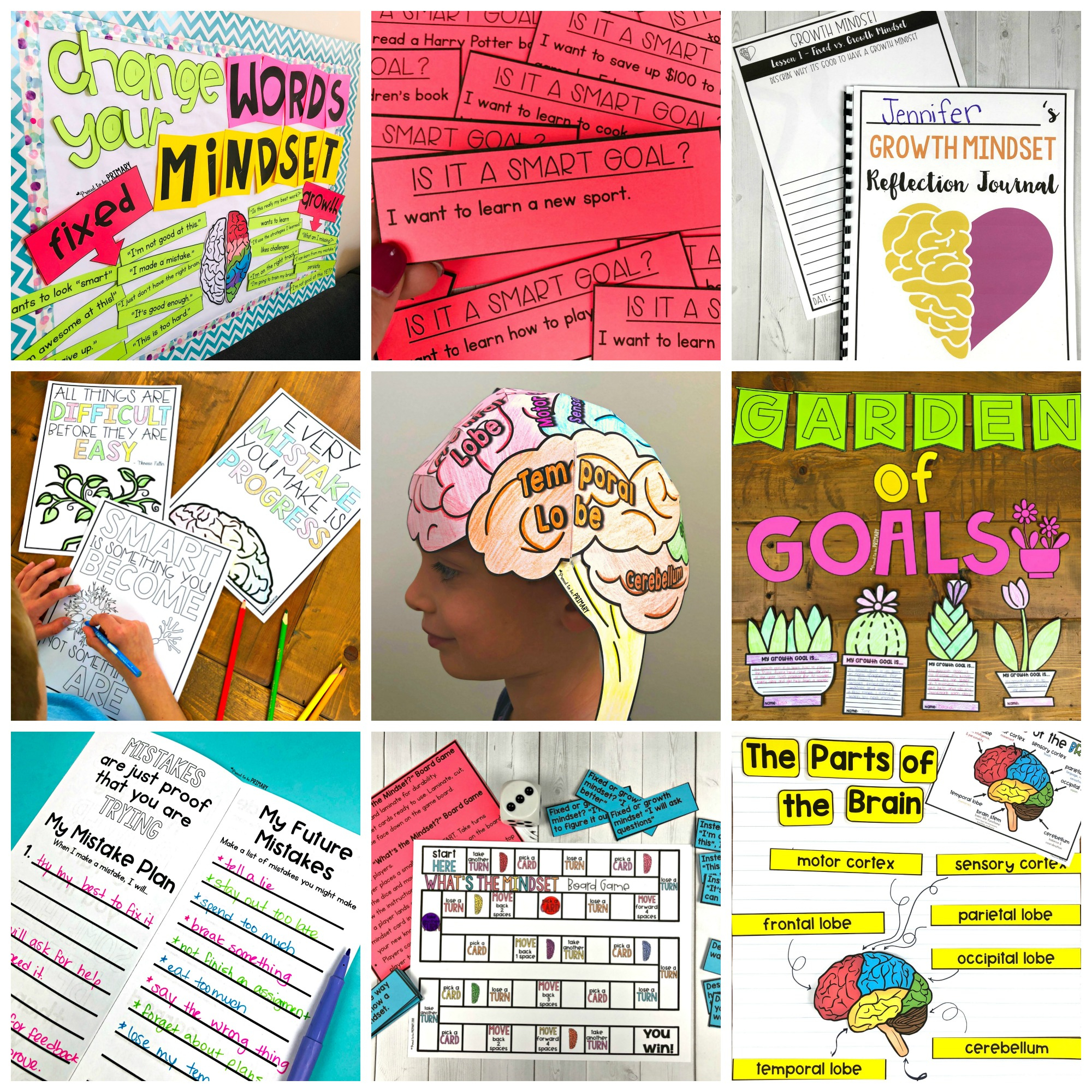 Growth Mindset Activities For Elementary Students: Stop