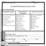 Guided Reading Lesson Plan Template | Reading Lesson Plans