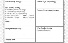 Guided Reading Lesson Plan Template 3rd Grade