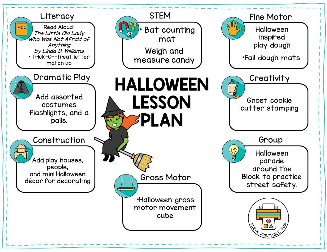 Halloween Lesson Planning Ideas - Pre-K Printable Fun