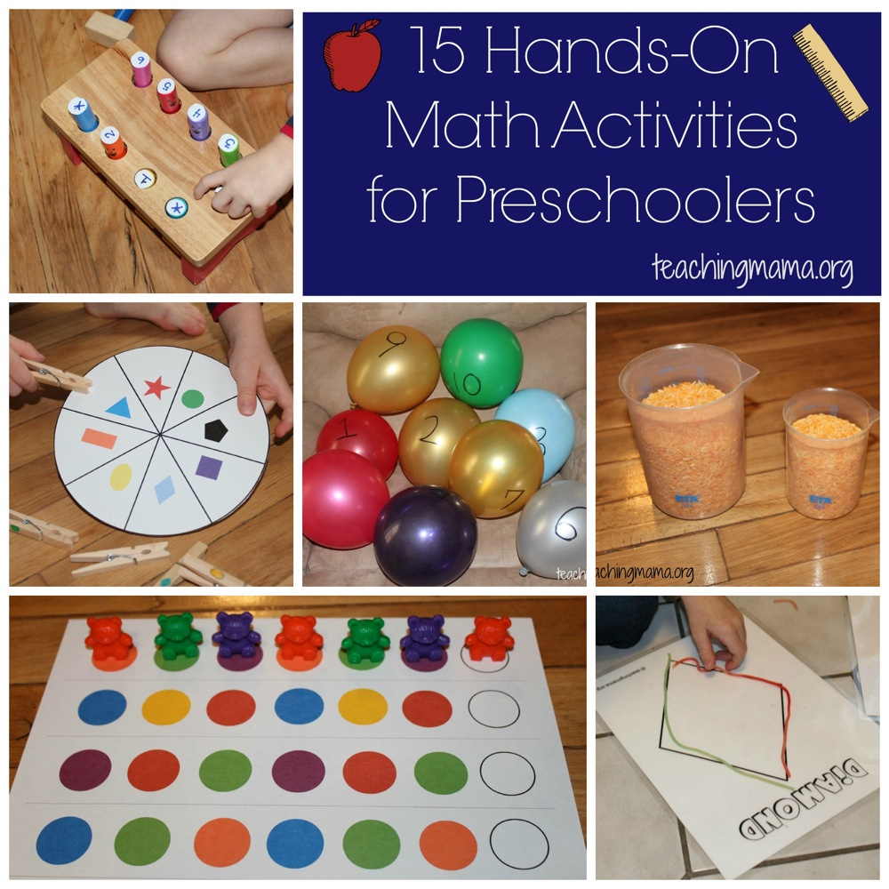 Hands-On Math Activities For Preschoolers