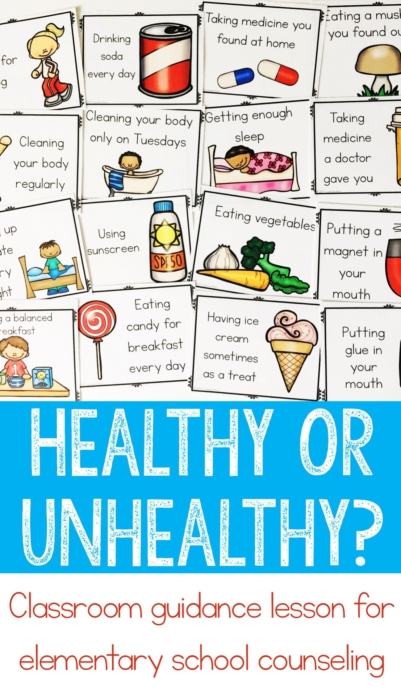 Healthy Choices Classroom Guidance Lesson For Early
