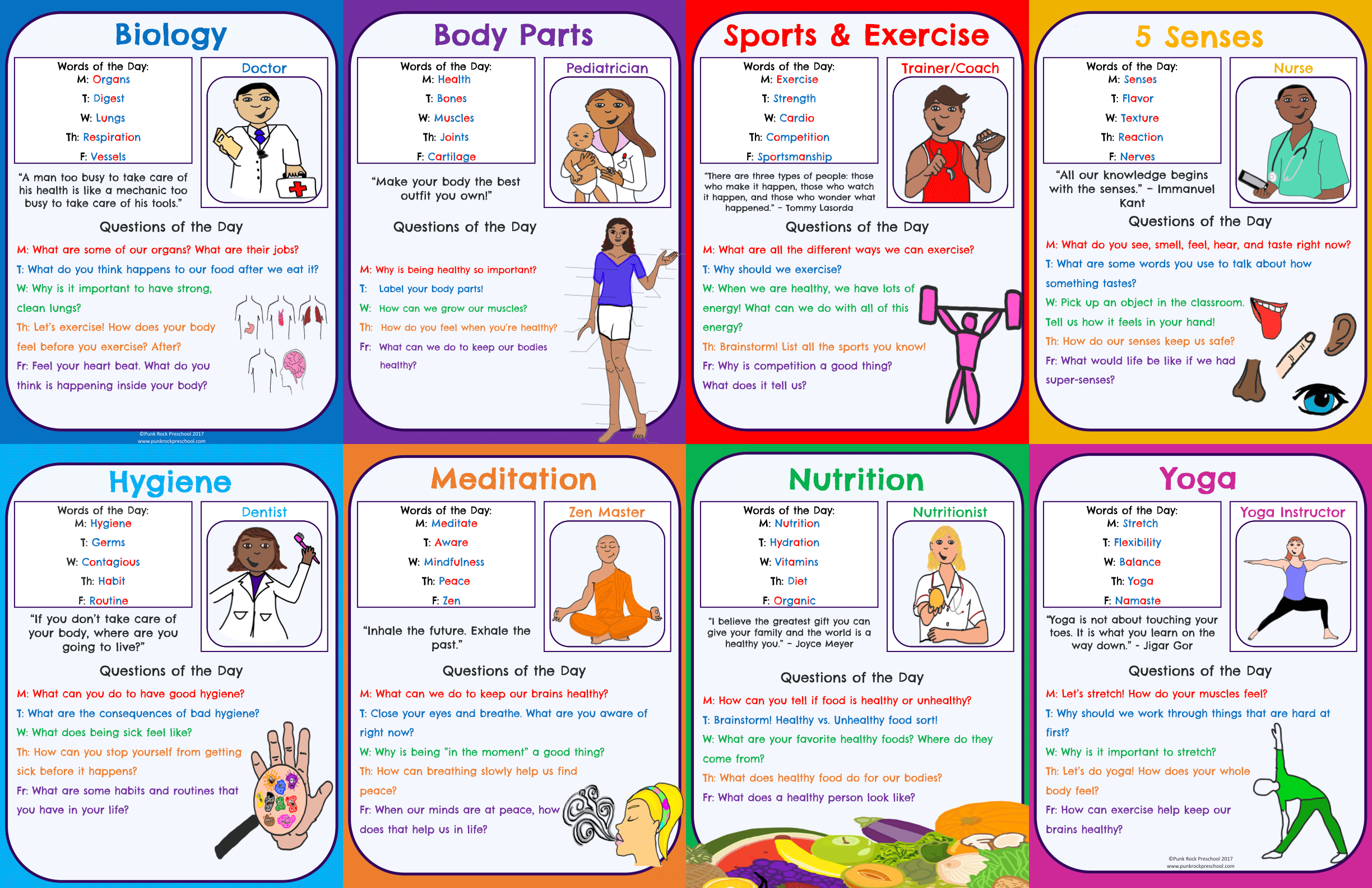 Healthy Kids Curriculum | Health Lesson Plans, Preschool