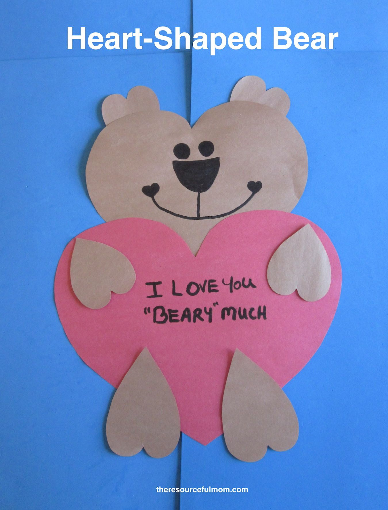 Heart-Shaped Bear For Valentine&amp;#039;s Day