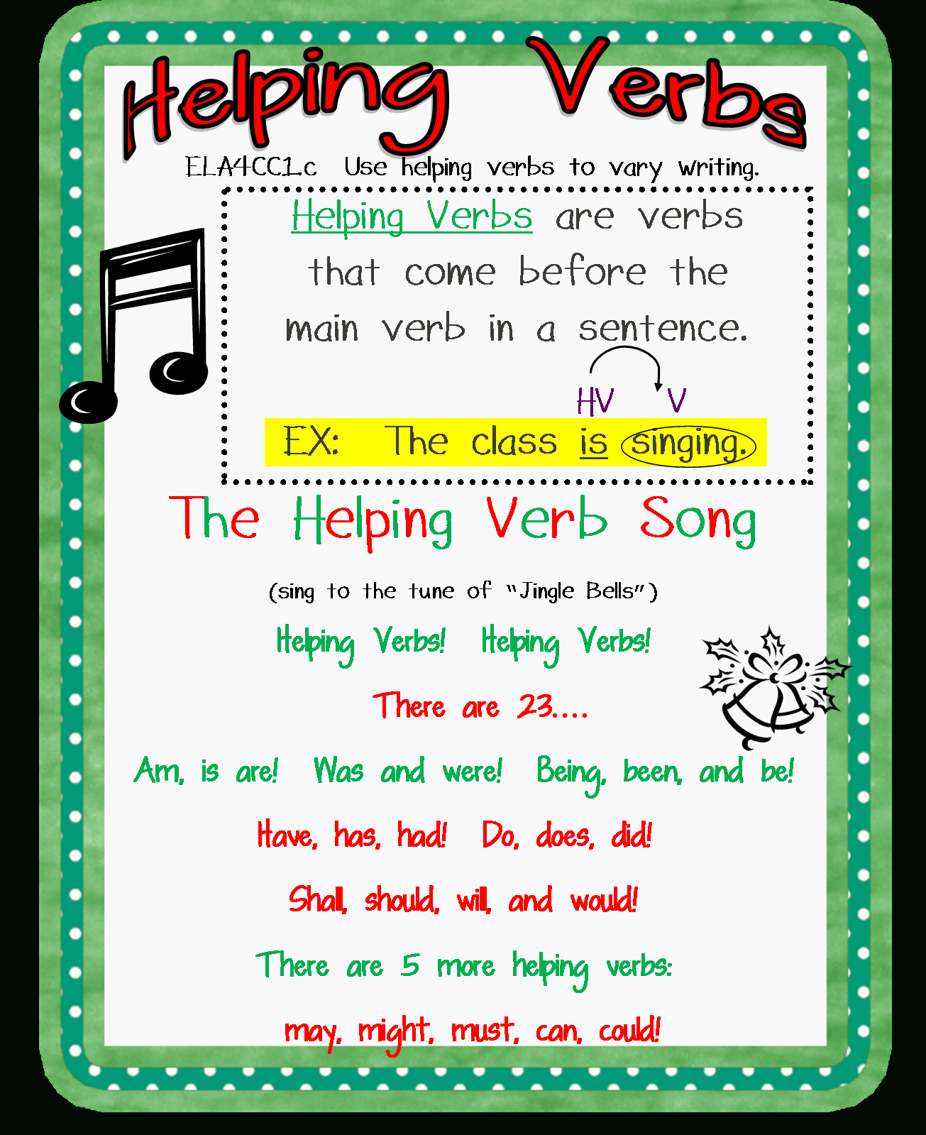 Helping Verbs Ace 3Rd Grade - Lessons - Tes Teach