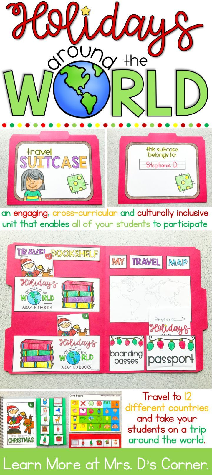 Holidays Around The World For Special Ed | Holiday Lesson