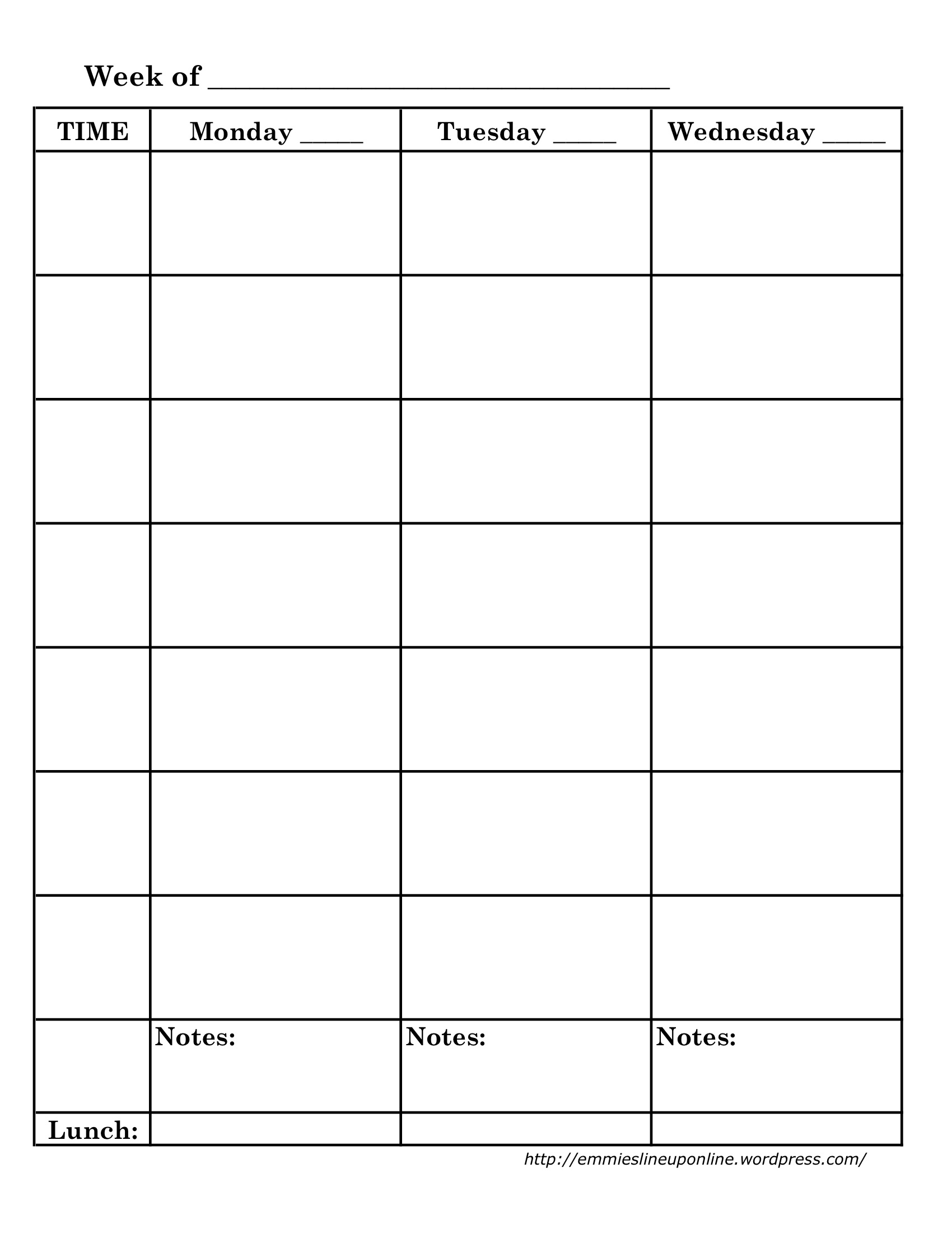 free homeschool lesson planner