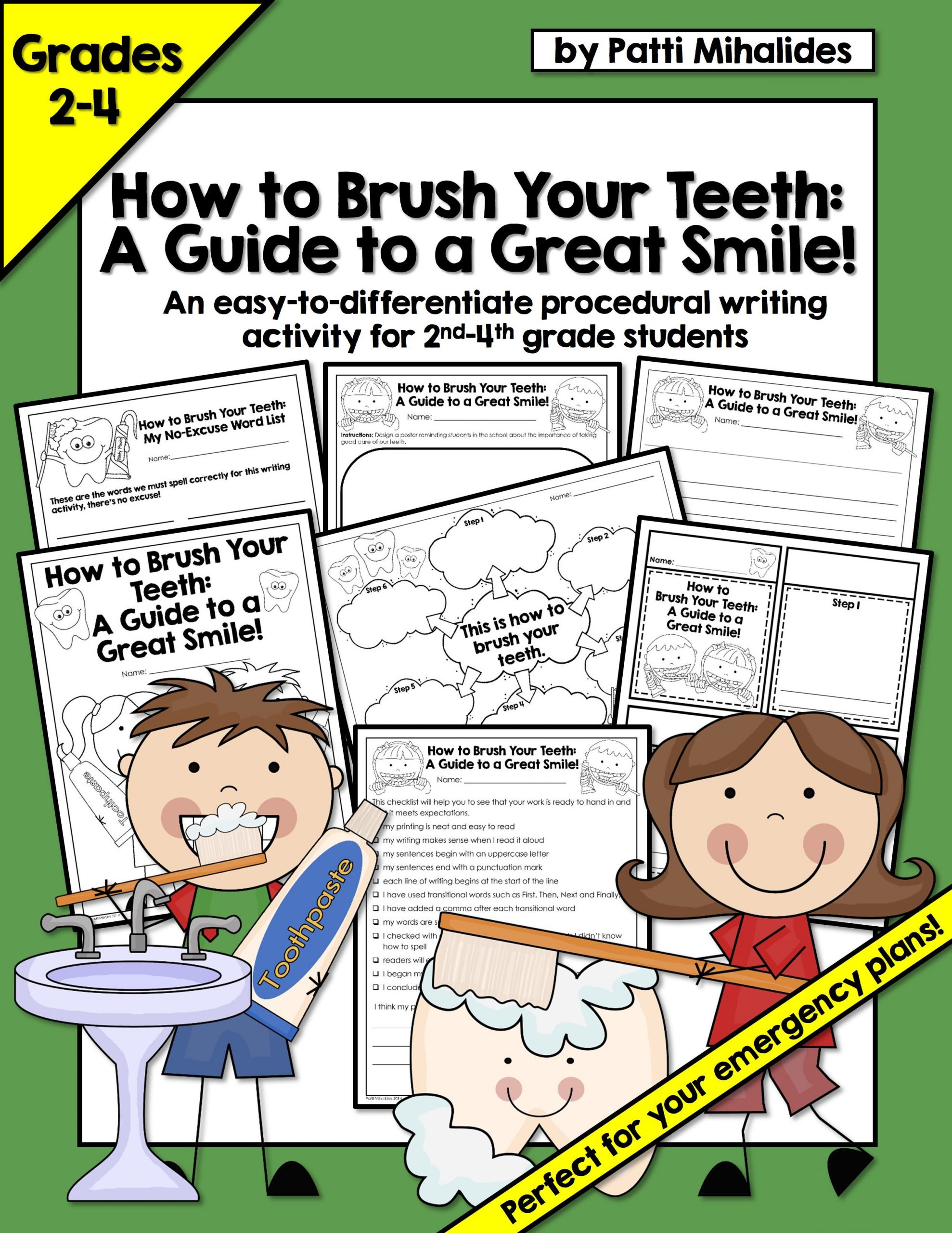 How To Brush Your Teeth: A Procedural Writing Activity For