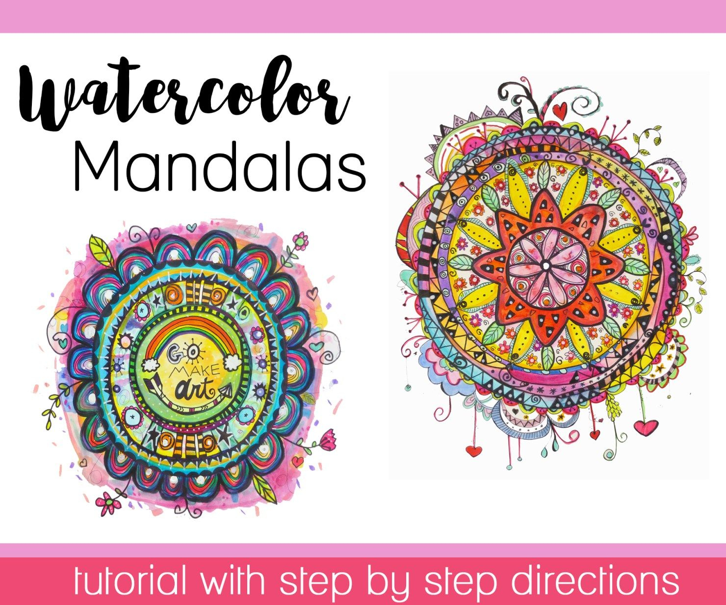 How To Make A Watercolor Mandala | Watercolor Mandala