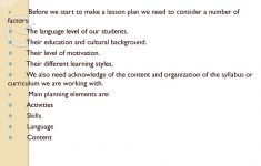 How To Create A Lesson Plan