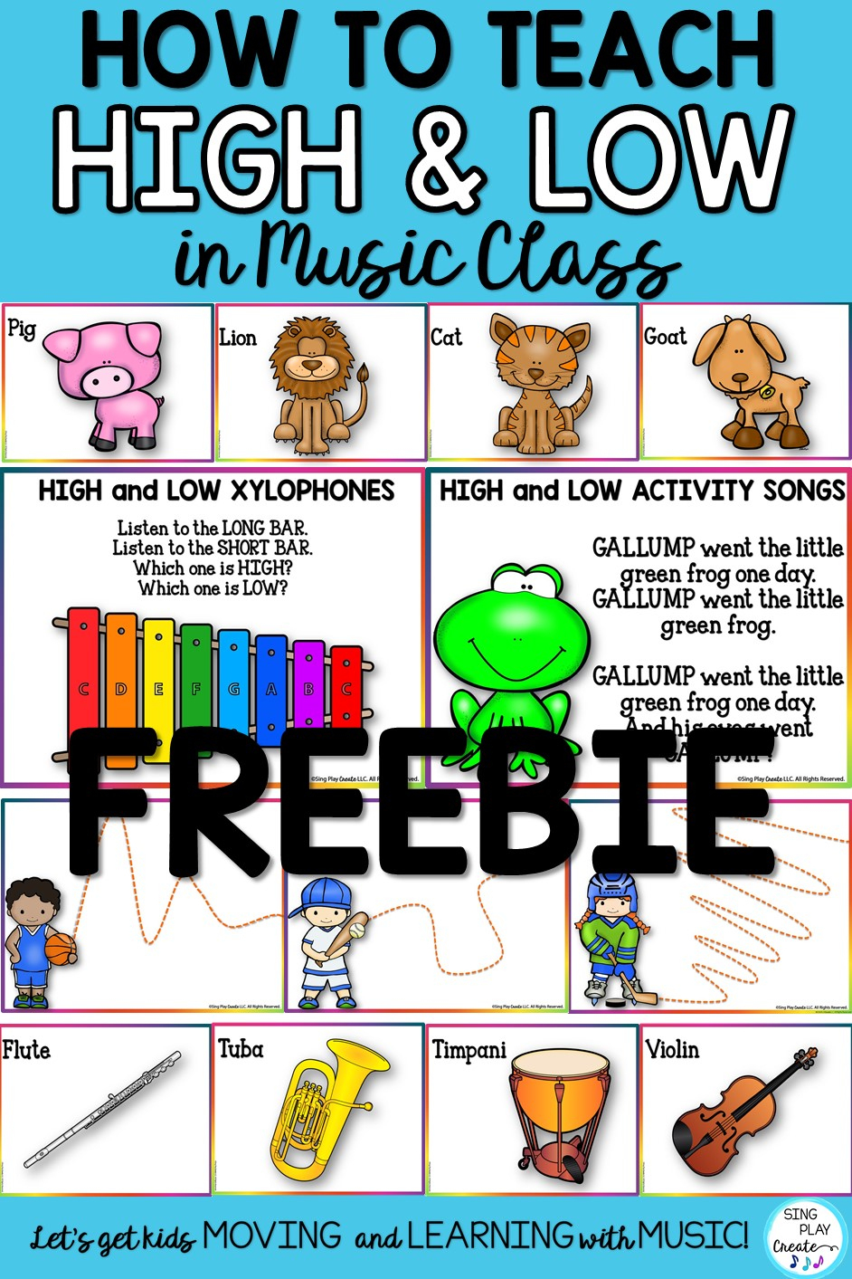 How To Teach High And Low In Music Class -