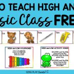 How To Teach High And Low In Music Class  