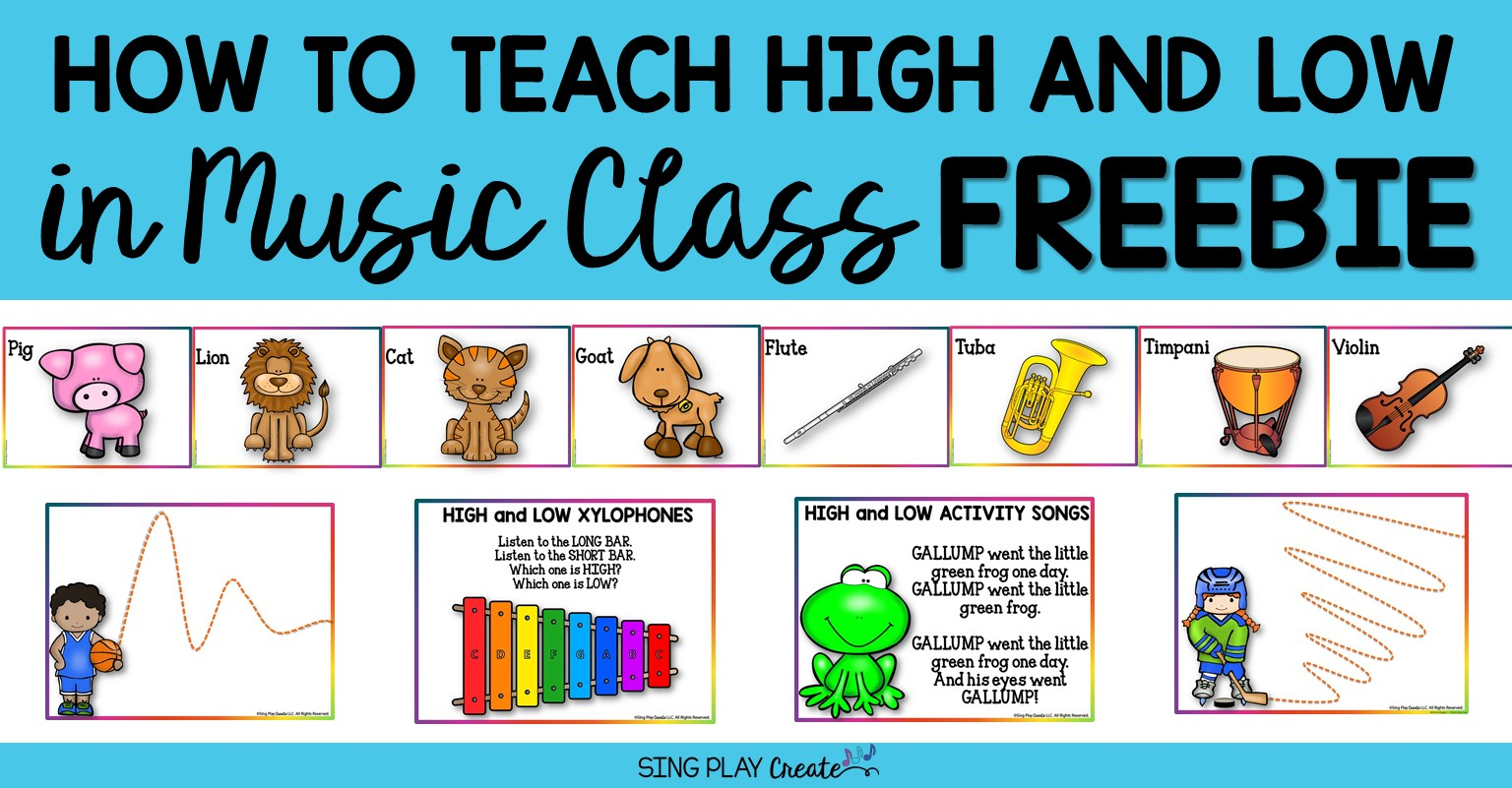 How To Teach High And Low In Music Class -