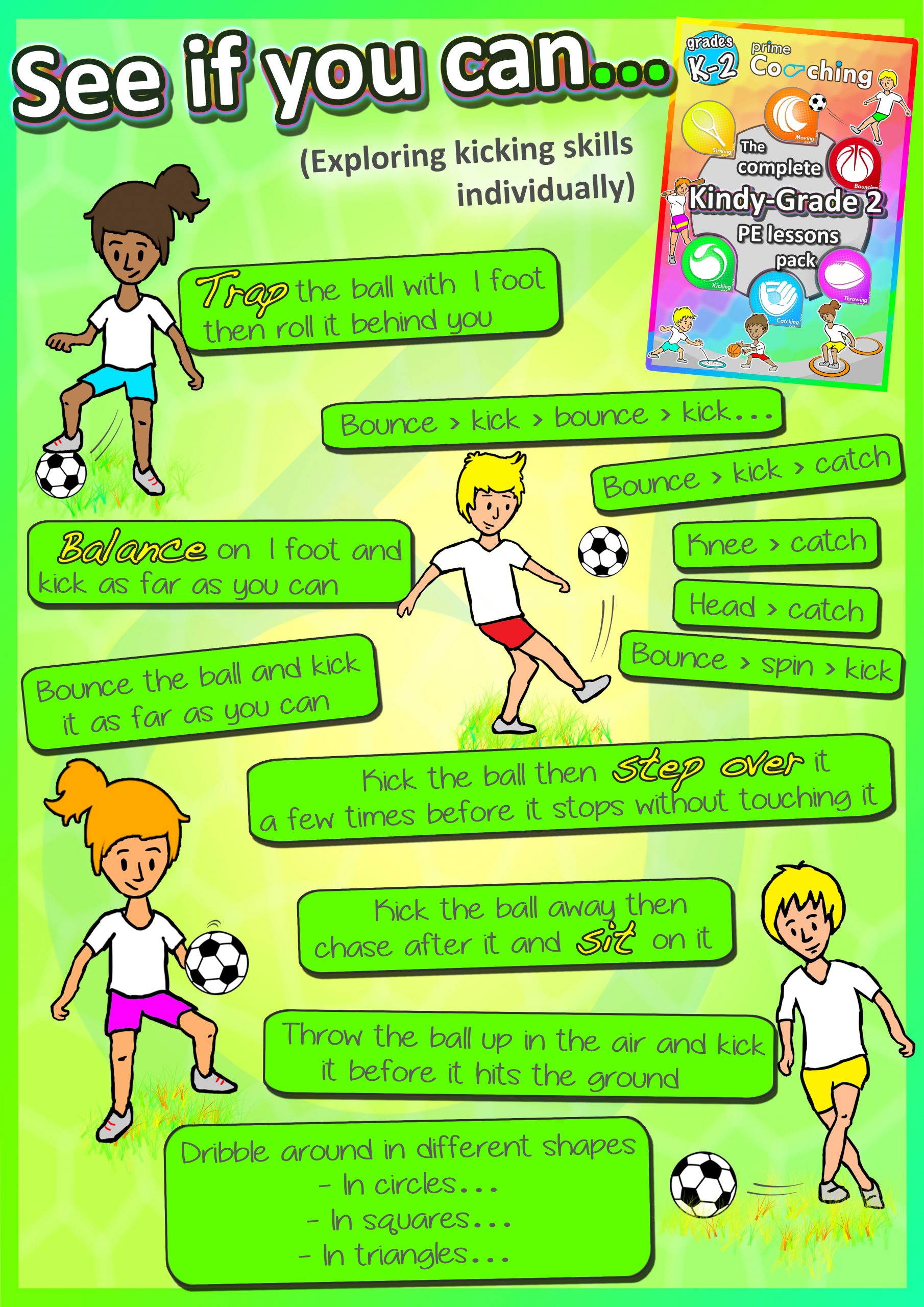 How To Teach The &amp;#039;kicking&amp;#039; Skills -Turn Your K-3&amp;#039;s Into