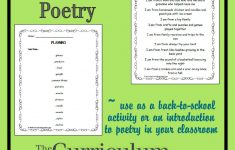 4th Grade Poetry Unit Lesson Plans