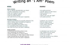 I Am Poem Lesson Plan 4th Grade