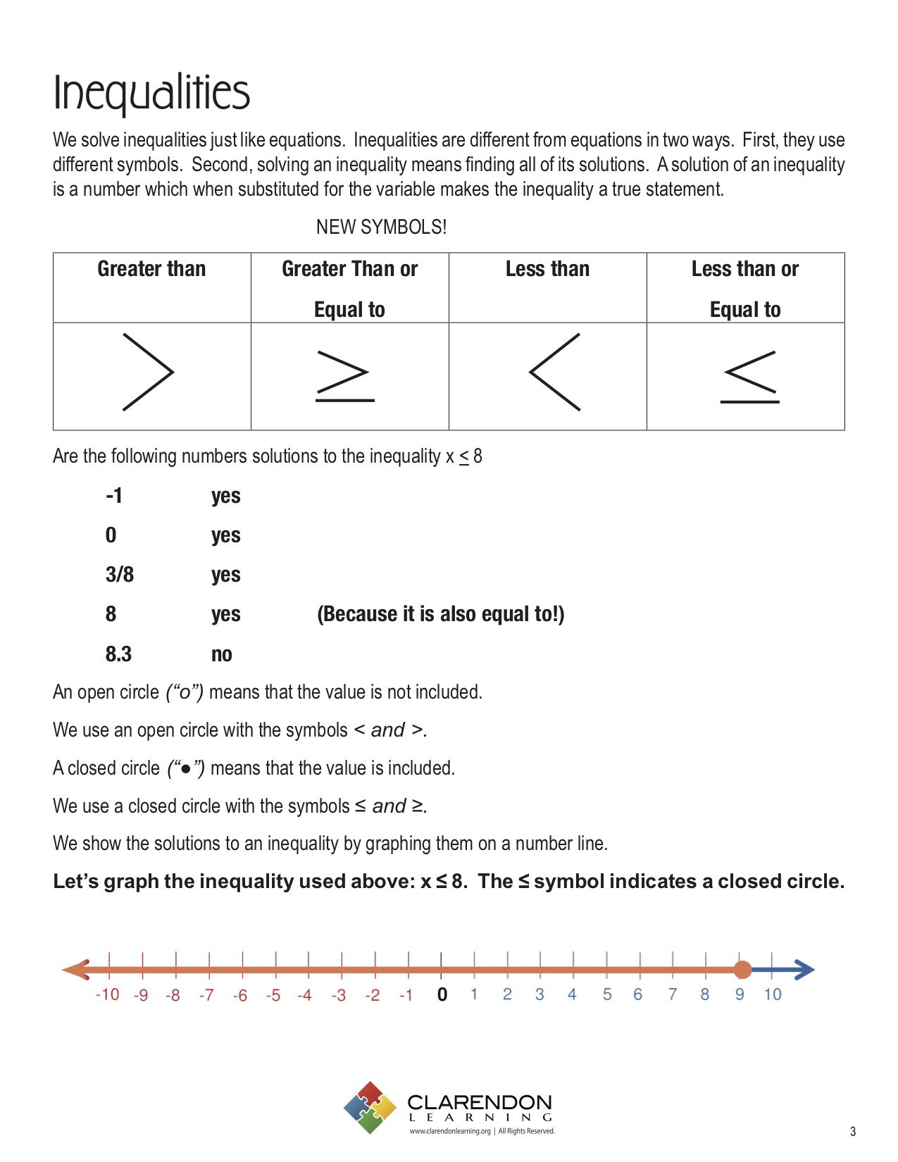 Inequalities