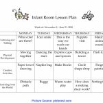 Infant Blank Lesson Plan Sheets | Infant Room Lesson Plan We