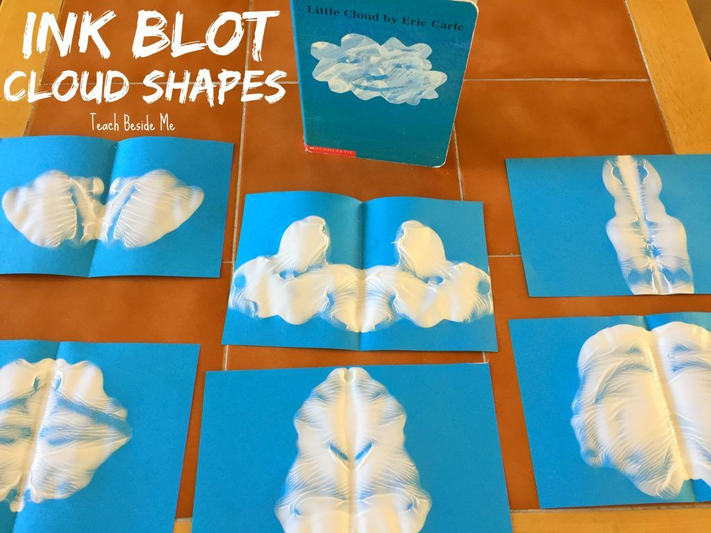 Ink Blot Cloud Shapes: Craft For Little Cloud Book