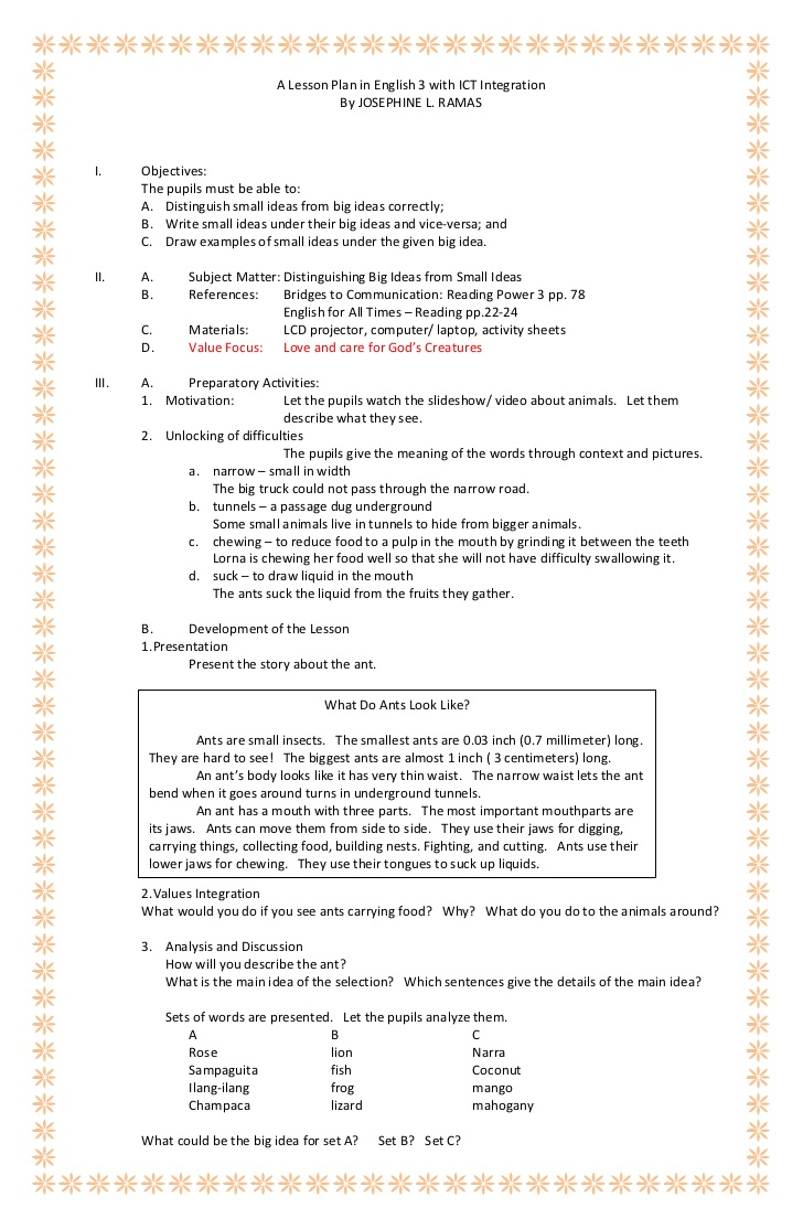 Integrated Lesson Plan Templates - Akali
