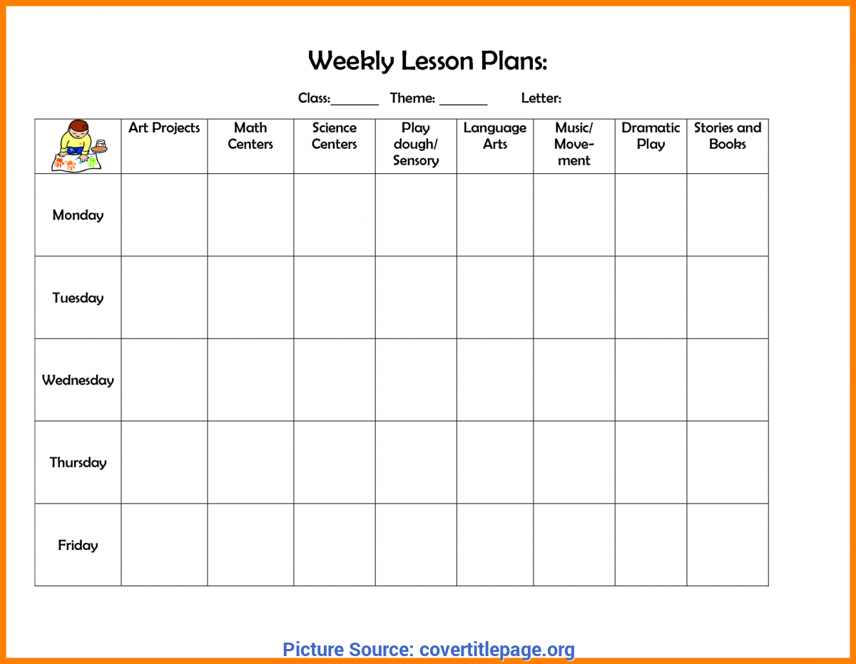 Interesting 3 Year Old Preschool Lesson Plan Template 12+