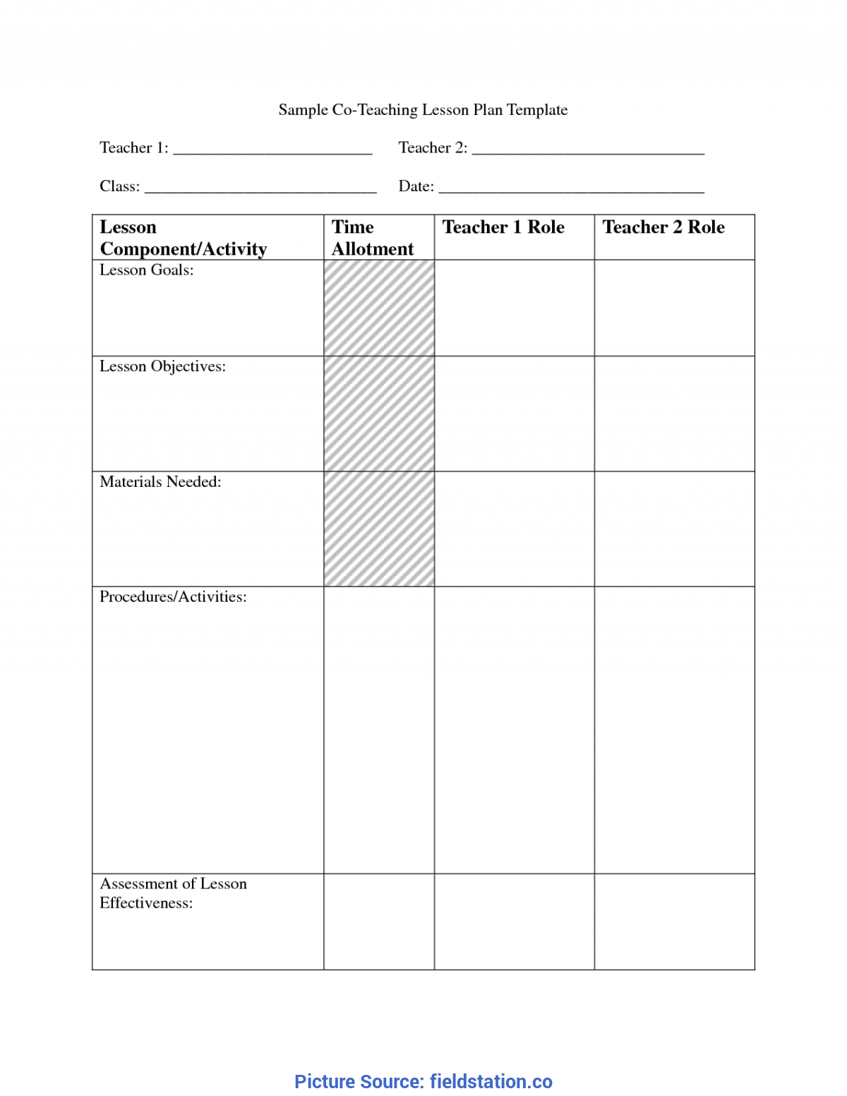 Interesting Teacher Lesson Plan Template Coe Lesson Plan