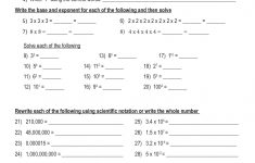 Exponents Lesson Plan 5th Grade
