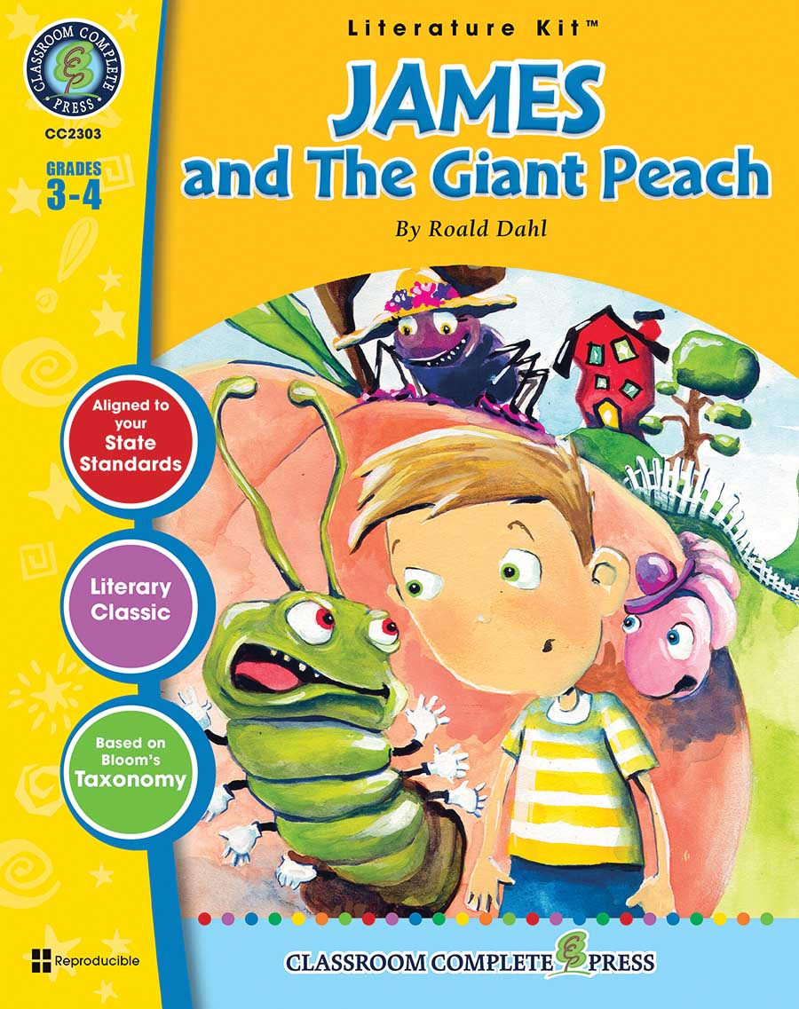 James And The Giant Peach - Novel Study Guide - Grades 3 To