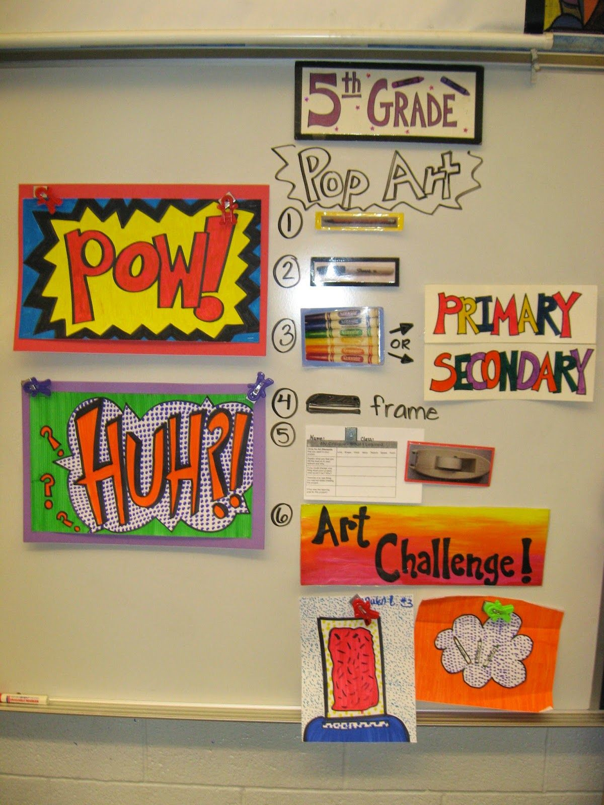 Jamestown Elementary Art Blog: 5Th Grade Roy Lichtenstein