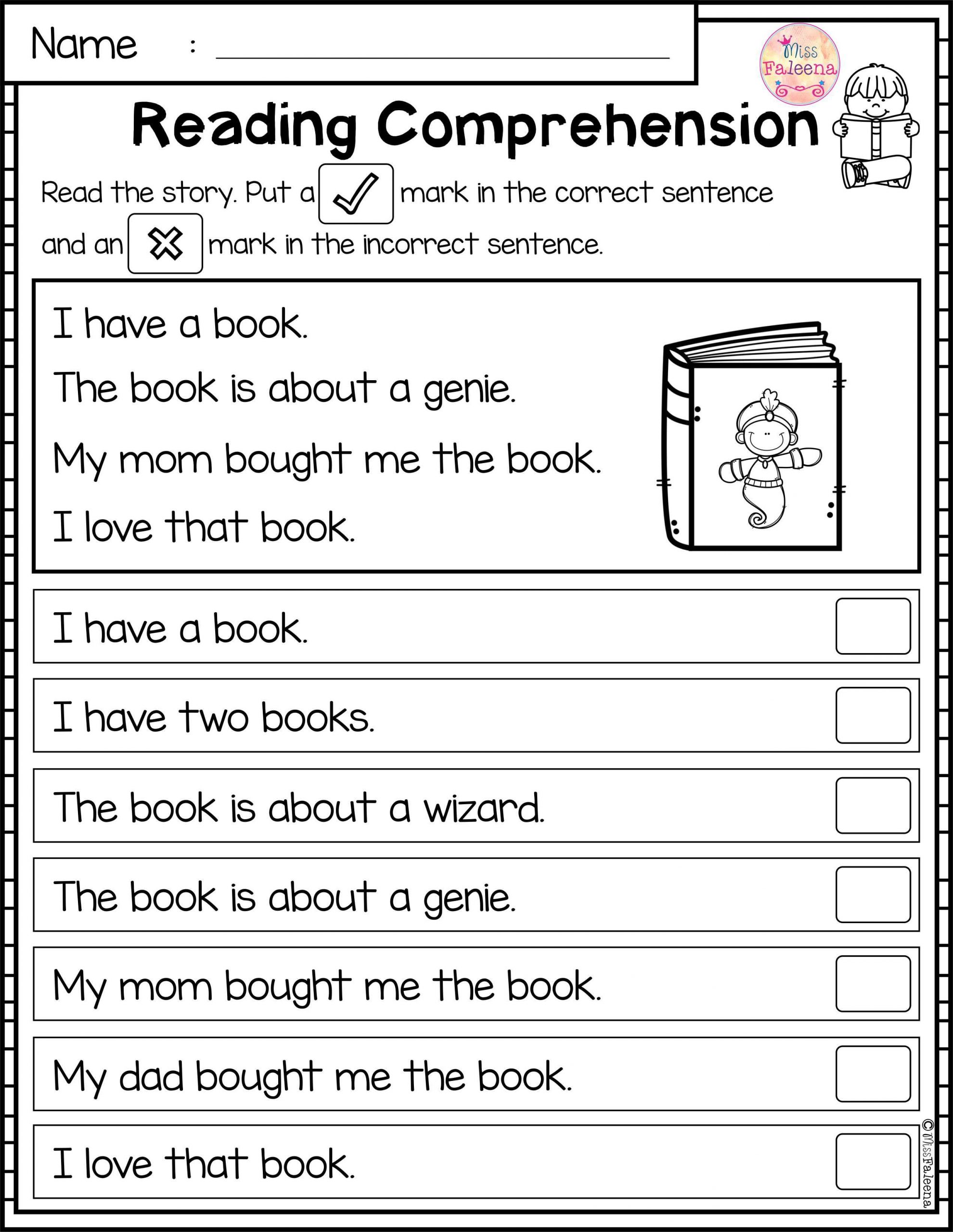 Reading Comprehension Lesson Plans 1st Grade