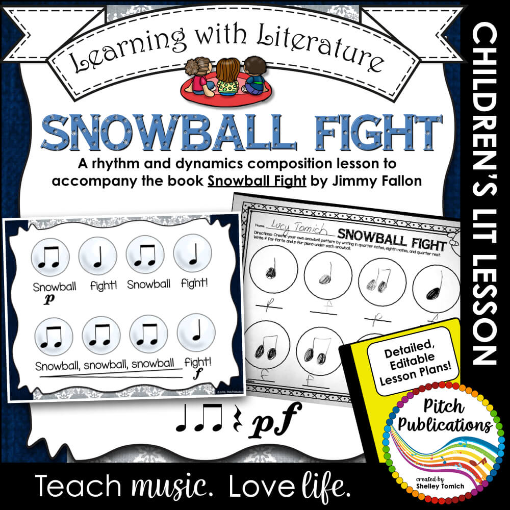 K/1 Music Lesson With Children&amp;#039;s Literature - Rhythm Dynamics - Snowball  Fight