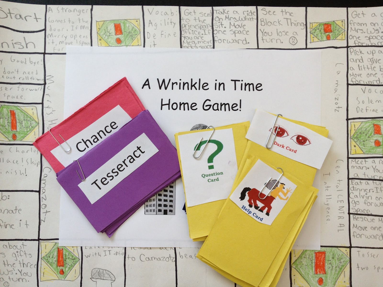 Katie&amp;#039;s Klassroom: Wrinkle In Time - Board Games (5Th Grade)